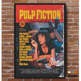 Pôster Quadro Filme Pulp Fiction Tempo De Violência 60x90