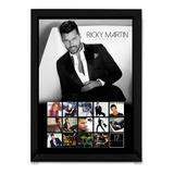 Poster Quadro Ricky Martin Pop Latino