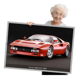 Poster Quadro Sem Moldura Ferrari 288