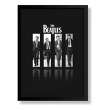 Pôster Quadro The Beatles Moldura Com 33x24 Cm #1