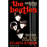 Poster Retrô - Beatles 1965 Concert - Decor - 33 Cm X 48 Cm