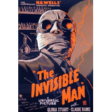 Poster Retrô - Filme Invisible Man 30x45cm Plastificado