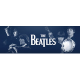 Pôster Retrô - The Beatles - Art & Decora - 33 Cm X 96 Cm