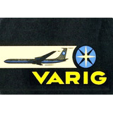 Poster Retrô - Varig - Cruzeiro - Art & Decor 33 Cm X 48 Cm