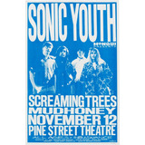 Poster Retrô Sonic Youth Oregon Concert-