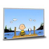 Poster The Peanuts Charlie Brown Snoopy  Pôsteres Placa A4