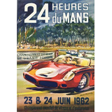 Poster Vintage 24 Horas 1962 Le