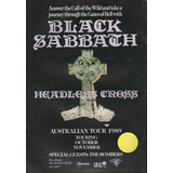 Poster Vintage Black Sabbath Retrô 30x42cm