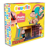 Posto Gasolina Carrinhos Kit Pintura Infantil Turma Monica