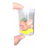 Pote Acrílico C/ Tampa 80ml Amostra Brindes 15 Unds Promoção