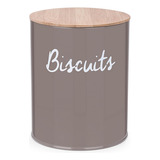 Pote Biscuits Porta Condimentos Lata De Biscoito Com Tampa D