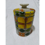 Pote Bomboniere Antigo Porcelana Assinada Ecu 18x11cm 8fotos