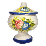 Pote Bomboniere Taça De Porcelana