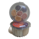 Pote Com Mini Bolo De Rolo 3 Sabores 230g