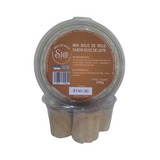 Pote Com Mini Bolo De Rolo Doce De Leite 230g
