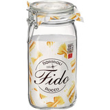 Pote Fido 1500ml Bormioli Italiano Hermético P/ Mantimentos