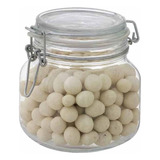 Pote Hermético De Vidro Com Trava P Vidro 900ml Ruvolo Cor Incolor
