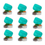 Pote Micro E Freezer 400ml Kit C/12u Marmita Reutilizável