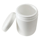 Pote Plástico Vazio Para Suplemento 100ml (50 Unidades) Cor Branco