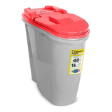 Pote Porta Ração Armazenador Dispenser Home 40 Litros Full