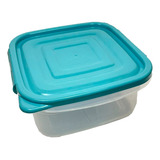 Pote Quadrado Com Travas Laterais Verde 1,8l - Nitron