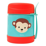 Pote Térmico Aço Inox Com Talher 320 Ml Papinha Bebê Buba