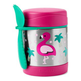 Pote Térmico Com Talher Skip Hop ® Zoo Flamingo + 3 Anos