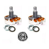 Potenciômetro Alpha B250k 24/18 Guitarra E Baixo Kit 2 Peças