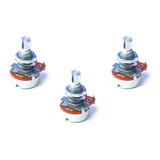 Potenciômetro Alpha Kit 3 B50k 16/18 Com Center Click 