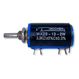Potenciômetro Bochen Multivoltas De Precisão 2k2 Wxd3-13-2w