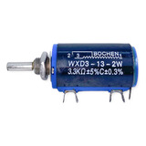 Potenciômetro Multivoltas Precisão 3k3 Wxd3-13-2w Eixo T
