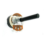 Potenciometro Rotativo 24mm 500ohms C/chave L-42mm / 2pçs