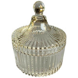 Potiche Decorativo Vidro Com Tampa Bomboniere Decoração