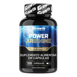 Power Arginine 750mg - 120 Cáps. Arginina - Growth