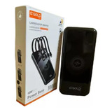 Power Bank Bateria 10000mah Wireless Charger Indução Sem Fio