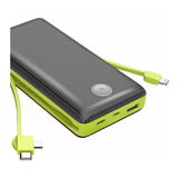 Power Bank Pineng Carregador Portátil 20000mah Cabo Type C