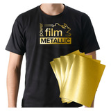 Power Film Metallic Ouro - 10 Folhas A4 - Melhor Que Foil