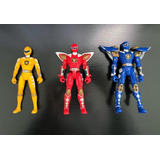 Power Rangers Dino Thunder Lote Com 3 Bonecos