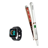 Prancha De Cabelo Philco Cerâmica 230°c Infrared Smartwatch