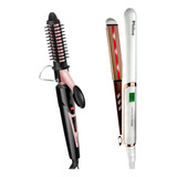 Prancha De Cabelo Philco Infravermelho 230ºc Cacheador 2em1 