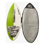 Prancha Skimboard Profissional 1'32 Deck Archba Capa Termica