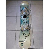 Prancha Snowboard K2 Luna Com Binding Burton