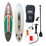 Prancha Surf Stand Up Paddle Inflável Completa Remo Bomba Ar
