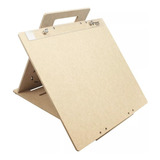 Prancheta A4 Portátil Articulada C/ Alça Trident Mdf Natural