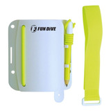 Prancheta De Pulso Para Mergulho Com 3 Folhas Lapis Fun Dive