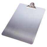 Prancheta Em Alumínio E Aço Inox Ofício 34 X 23,5cm Acrimet