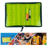 Prancheta Tática Magnética Futsal Bolsa Zíper Imã/+caneta C