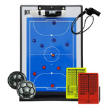 Prancheta Tática Magnética Futsal Kief C/ Cartão E Moeda Of