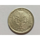 Prata- Moçambique 10 Escudos 1952 Frete Grátis