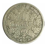 Prata Alemanha- 1 Marco 1875 Letra